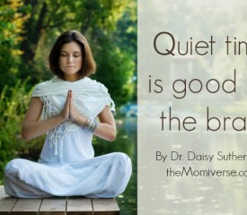 Quiet time is good for the brain