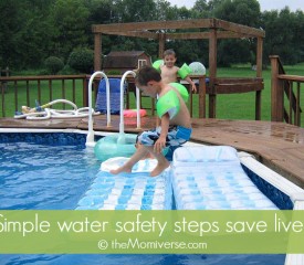 Simple water safety steps save lives