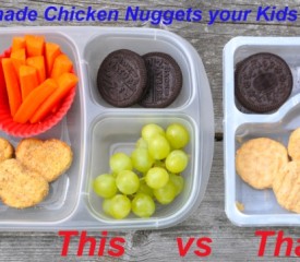 Healthy, homemade chicken nuggets