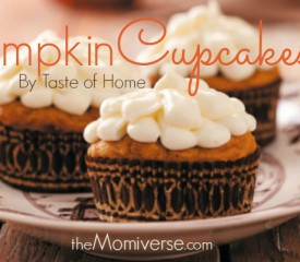 Pumpkin cupcakes {Taste of Home}