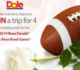 Cheer in the New Year with the DOLE Rose Parade float and Rose Bowl!