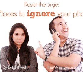 Resist the urge: 5 Places to ignore your phone