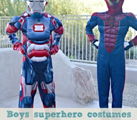 Little superheroes: Halloween costumes