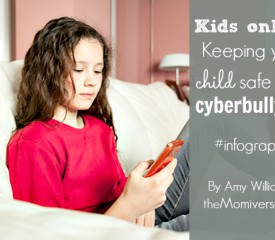 Kids online: Keep your child safe from cyberbullying {Infographic}