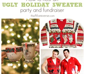 How to host an ugly holiday sweater party and fundraiser