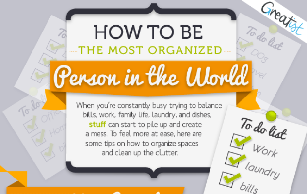 Be the world’s most organized person {Infographic}