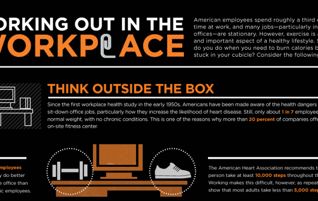 Eight exercises you can do at your desk {Infographic}