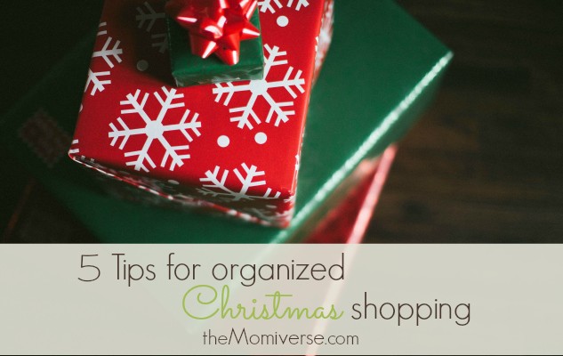 5 Tips for organized Christmas shopping