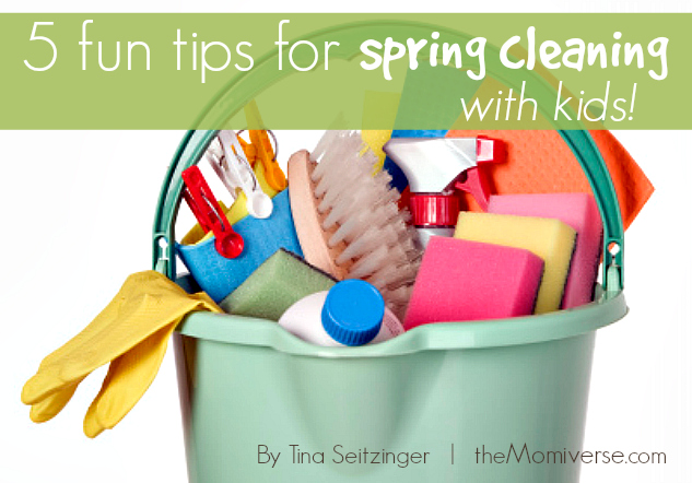 5 fun tips for spring cleaning with kids | The Momiverse | Article by Tina Seitzinger