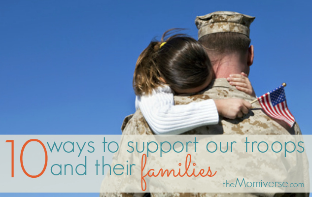 10 Ways to support our troops and their families | The Momiverse | Image via Flikr by SalFalko