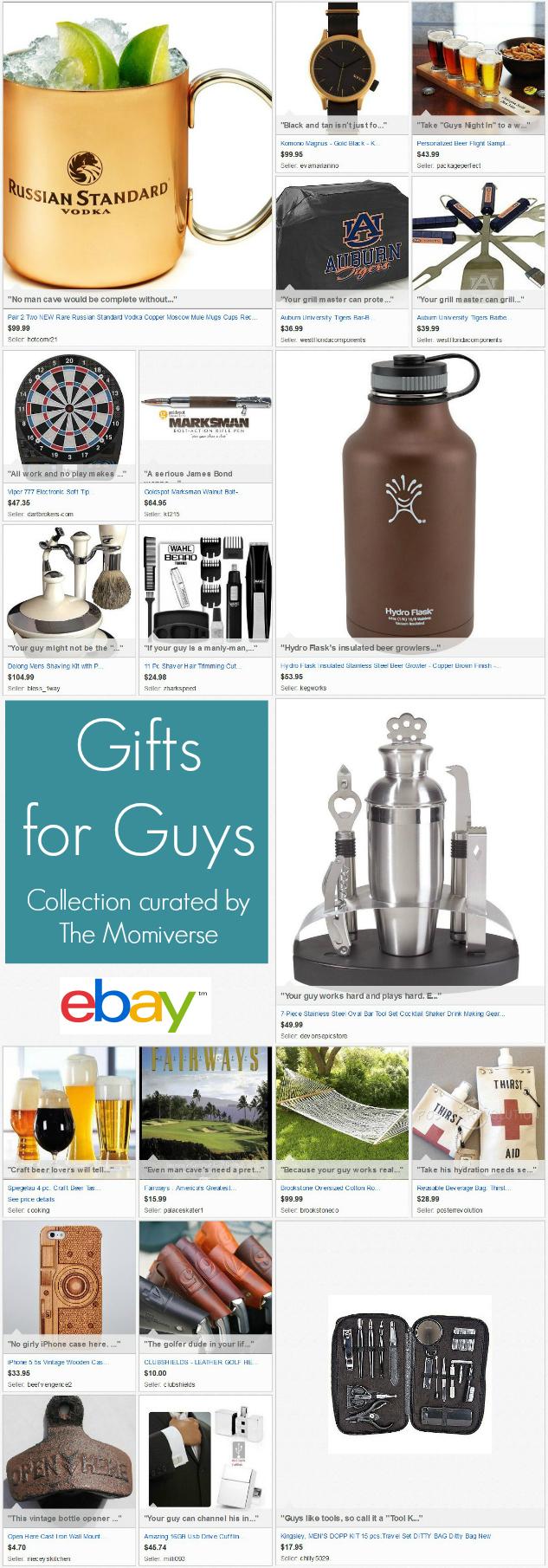 Gifts for Guys | eBay Collection curated by The Momiverse | Gift Guide