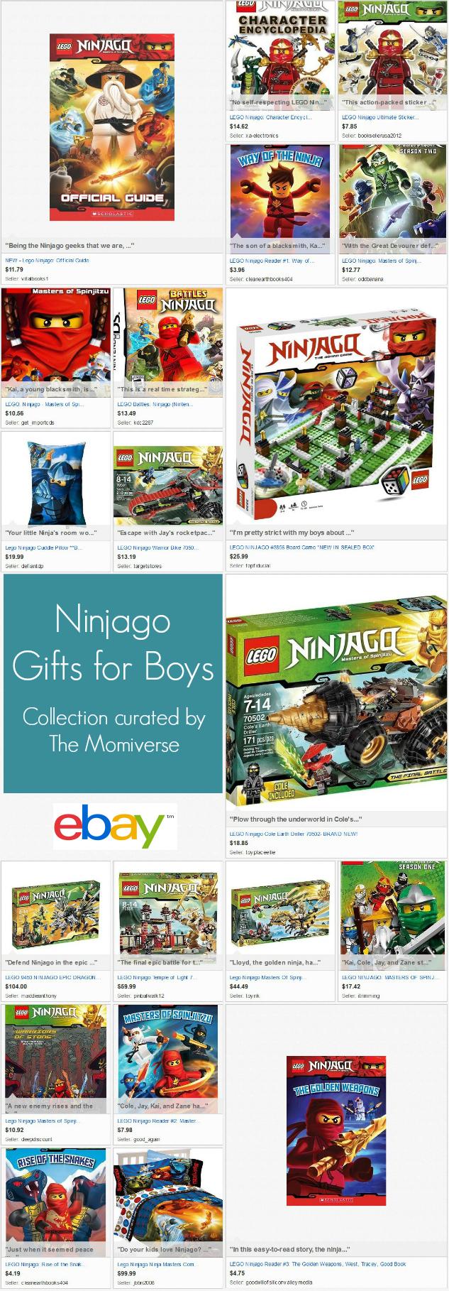 Ninjago Gifts for Boys | eBay Collection curated by The Momiverse | Gift Guide
