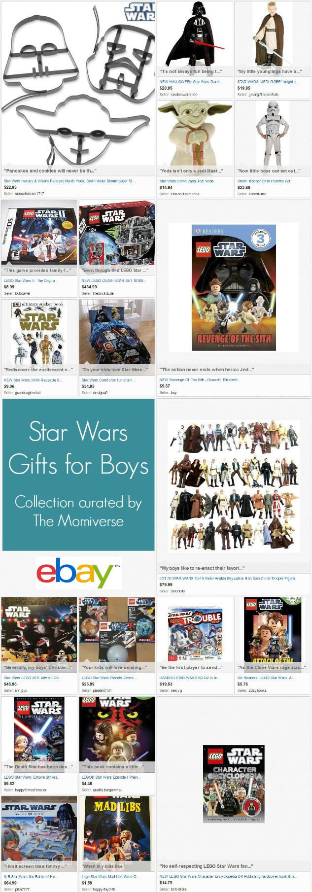 Star Wars Gifts for Boys | | eBay Collection curated by The Momiverse | Gift Guide