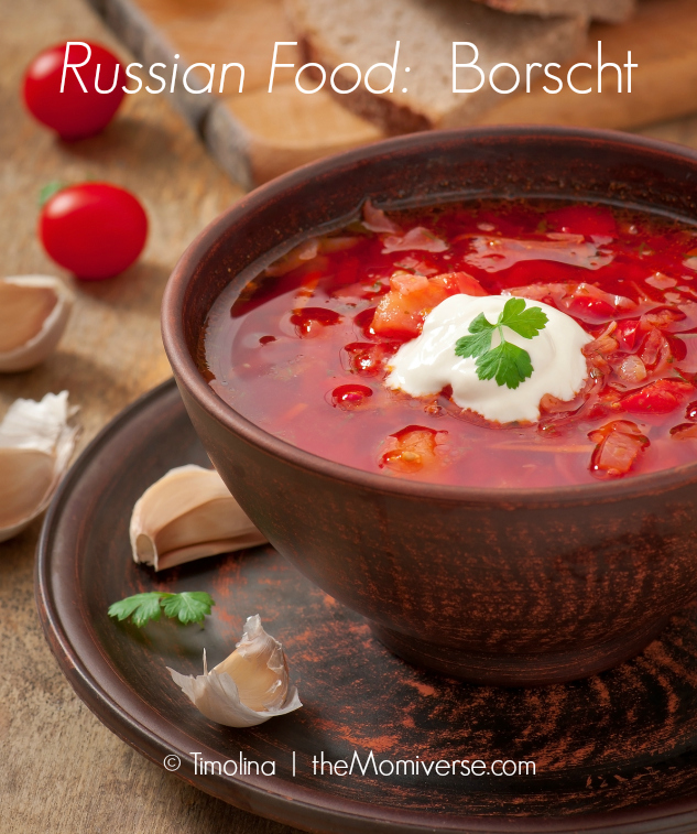 Russian Food - Borscht | The Momiverse | Article by Cheryl Tallman | Photo by Timolina