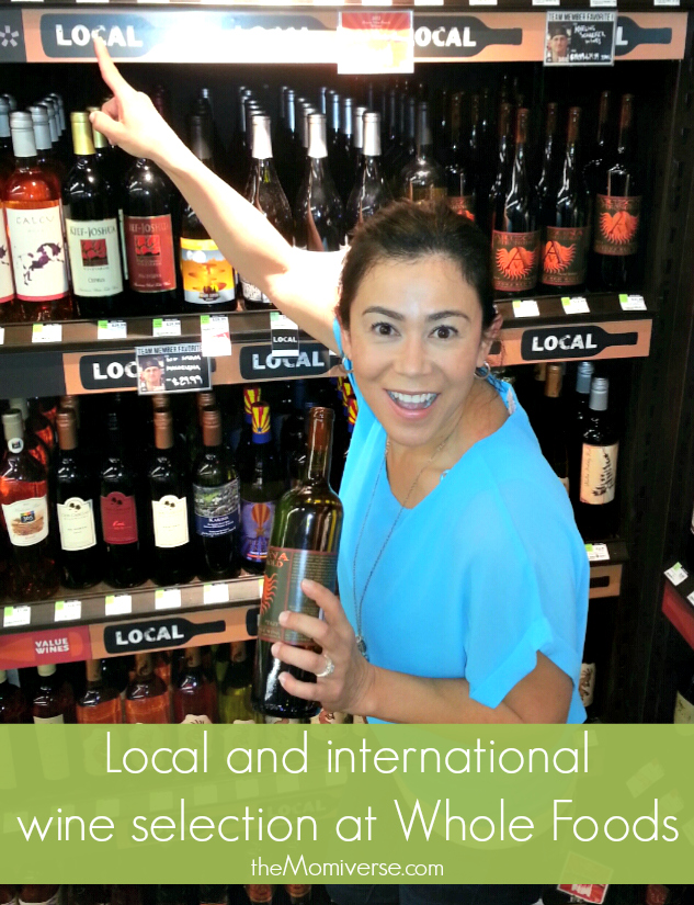 Local and international wine selection at Whole Foods Market | The Momiverse