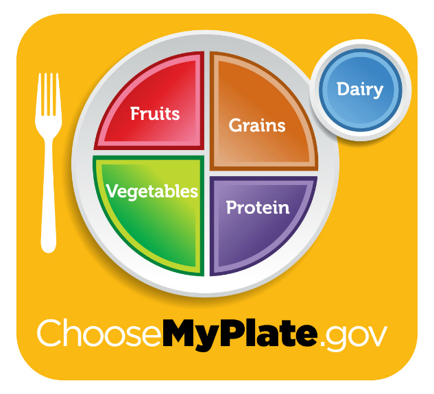 Guidelines for a healthy plate | MyPlate | The Momiverse | Article by Cheryl Tallman