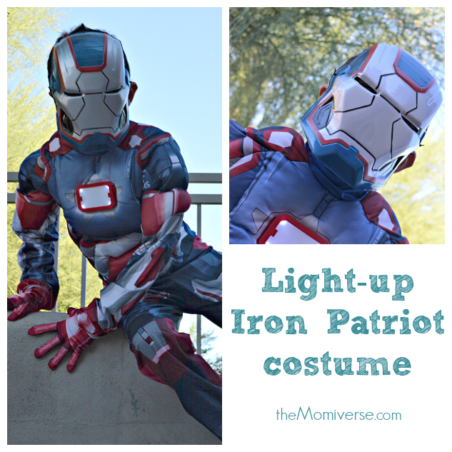 Light-up Iron Patriot costume | Chasing Fireflies | The Momiverse