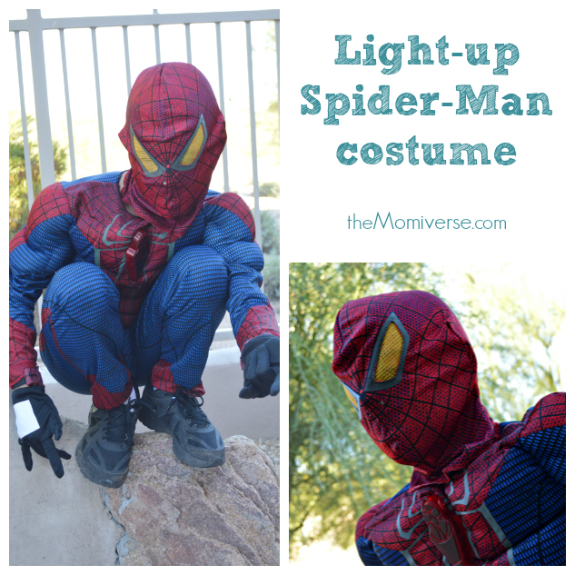 Light-up Spider-Man costume | Chasing Fireflies | The Momiverse
