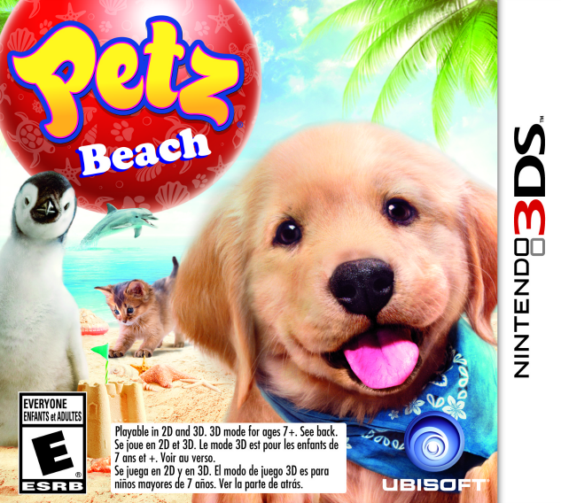 Petz Beach - Nintendo 3DS game cover | The Momiverse | Ubisoft