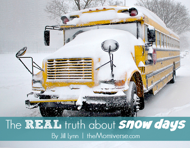 The REAL truth about snow days | The Momiverse | Article by Jill Lynn | Photo by David J