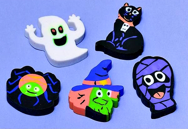 Halloween erasers | 9 Eco-friendly tips for a green Halloween| The Momiverse