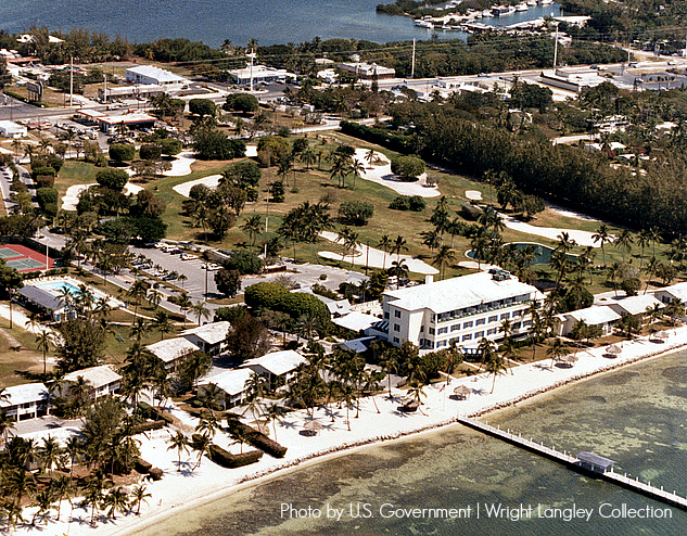 Aerial of Cheeca Lodge Upper Matecumbe | Photo by U.S. Government | Wright Langley Collection